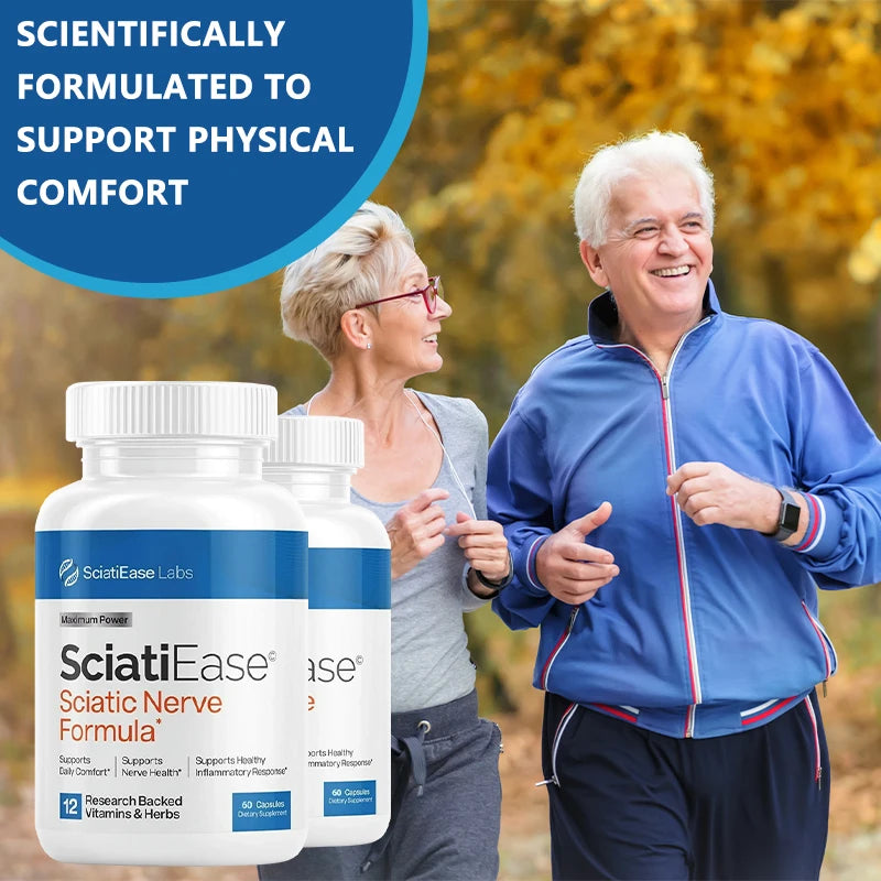 Suplemento de apoyo para la salud del nervio ciático con PEA, complejo de vitamina B y ácido alfa lipoico para el apoyo muscular, articular, del sueño y nervioso