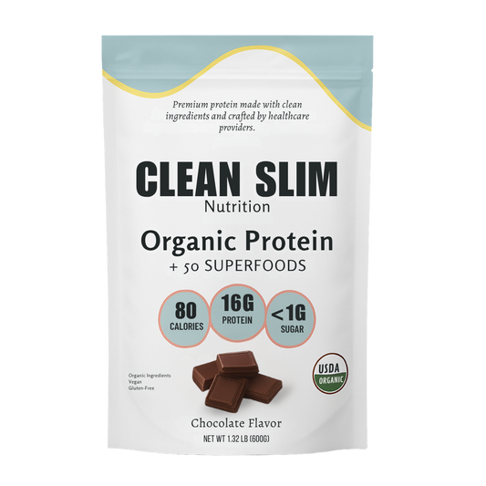 Clean Slim Nutrition Protein Powder - Plant-based protein made with clean ingredients, 30 servings