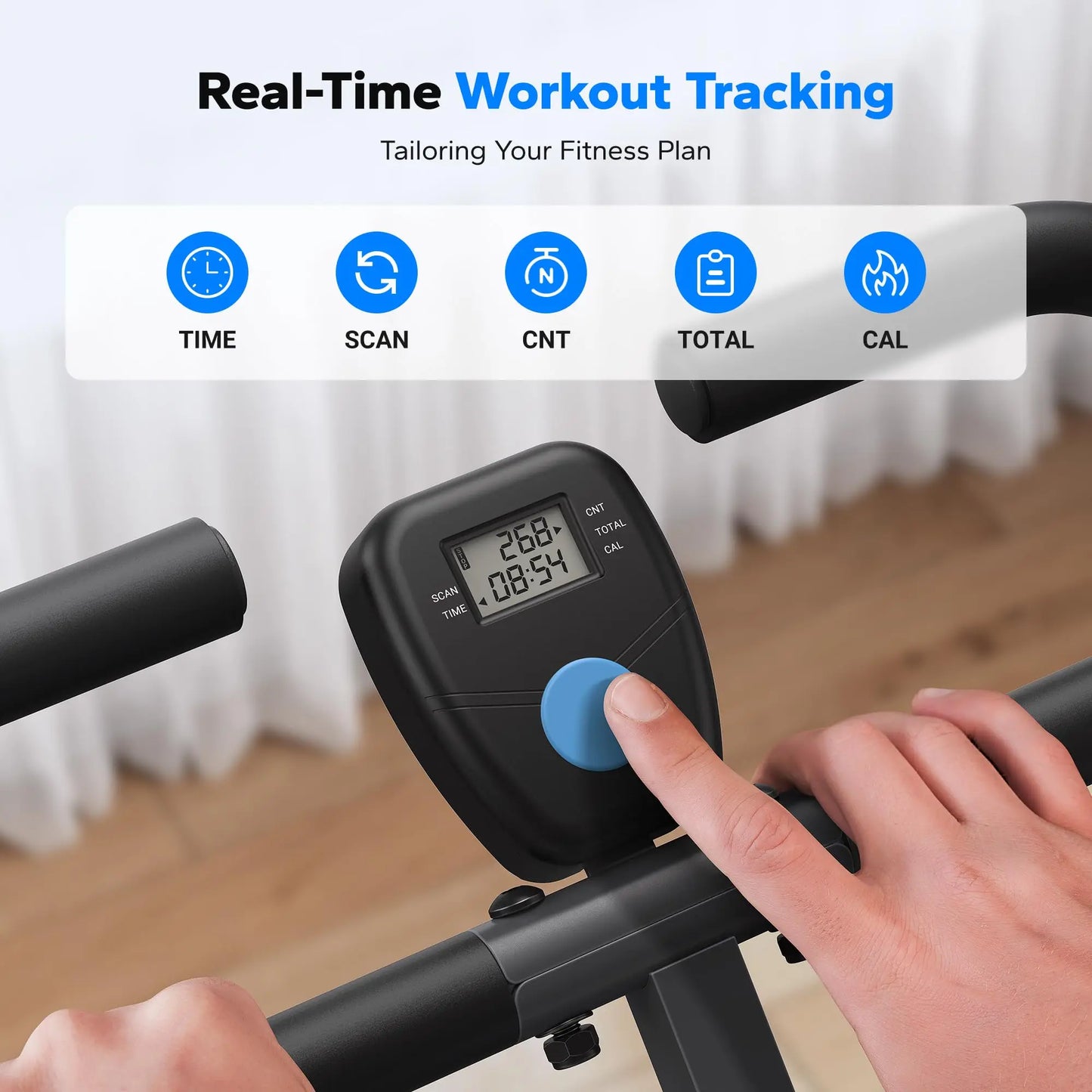 Squat Machine 2in1 Squat Rowing Machine - Foldable Exercise Equipment