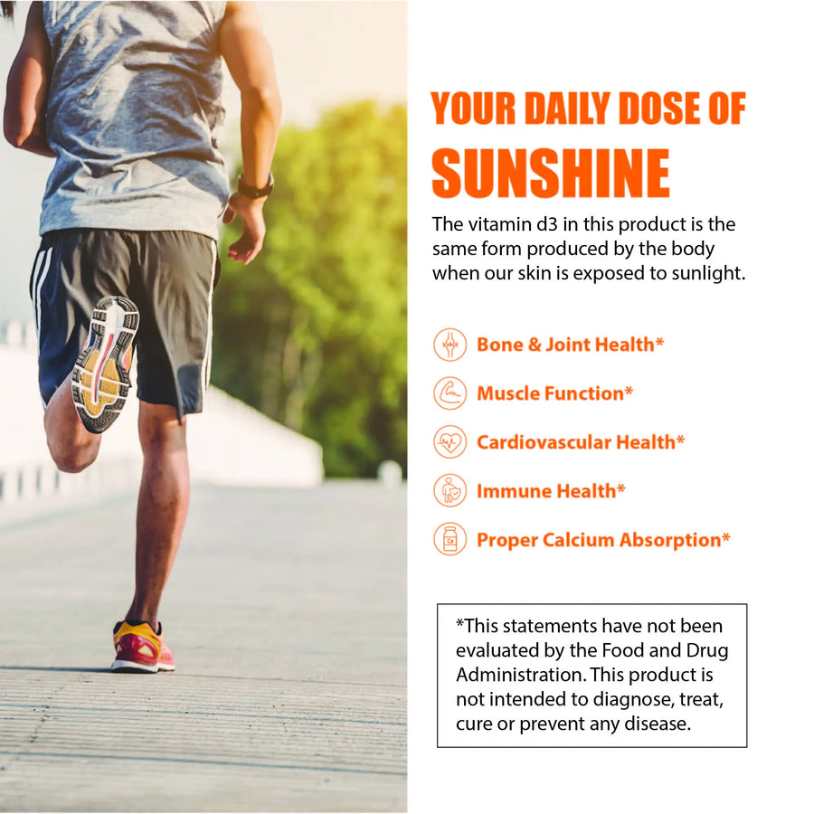 Vitamina D3 + K2 para el apoyo de la salud cardíaca, ósea, muscular e inmunológica