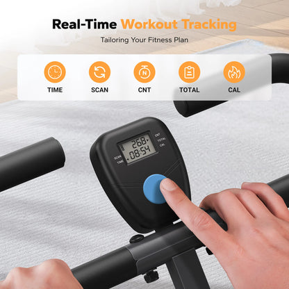 Squat Machine 2in1 Squat Rowing Machine - Foldable Exercise Equipment
