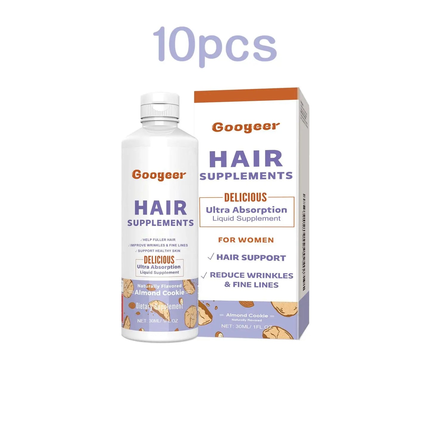 Dense Hair Supplement Drops with Vitamin B6