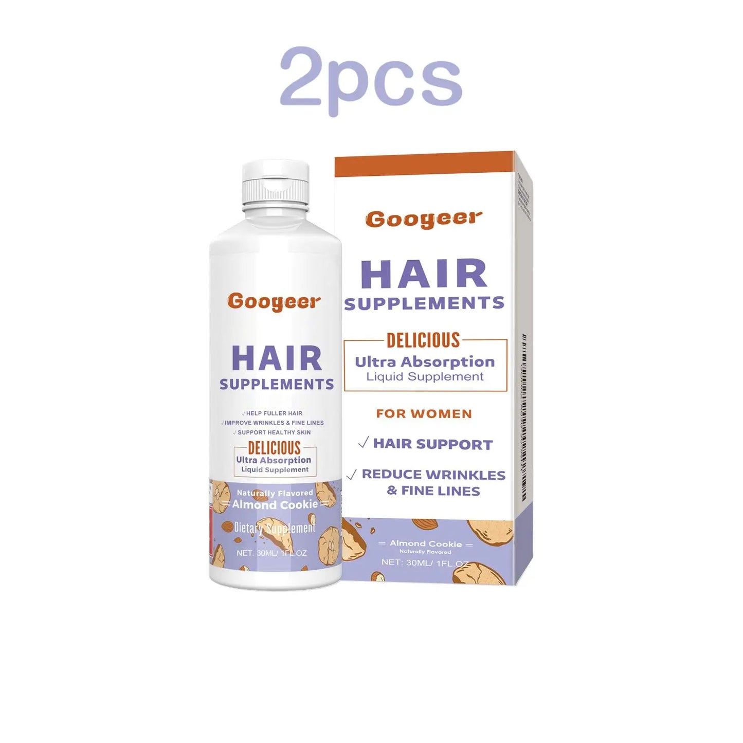 Dense Hair Supplement Drops with Vitamin B6