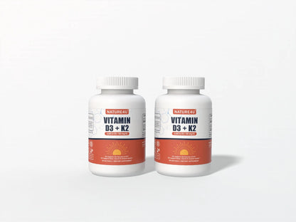 Vitamin D3 + K2 for Heart, Bone, Muscle and Immune Health Support
