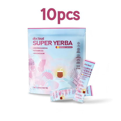 Yerba Mate Powder Support Energy Relieve Stress Refreshing Flavor Vitamin Supplement Instant Yerba Mate Powder