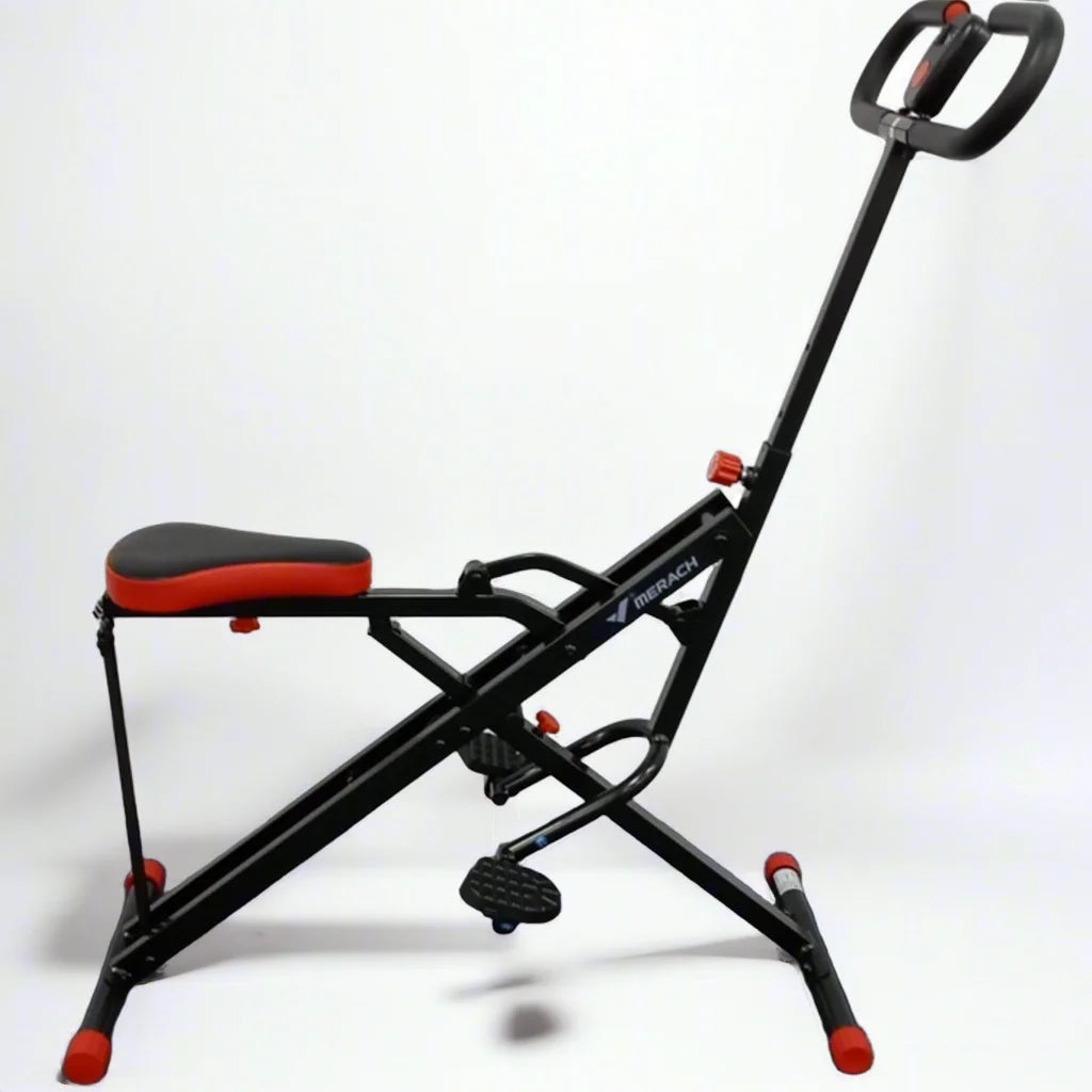 Squat Machine 2in1 Squat Rowing Machine - Foldable Exercise Equipment