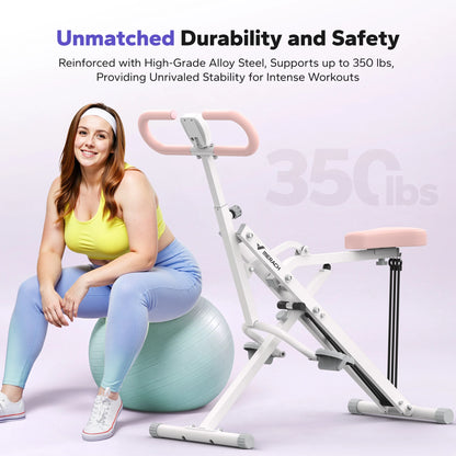 Squat Machine 2in1 Squat Rowing Machine - Foldable Exercise Equipment