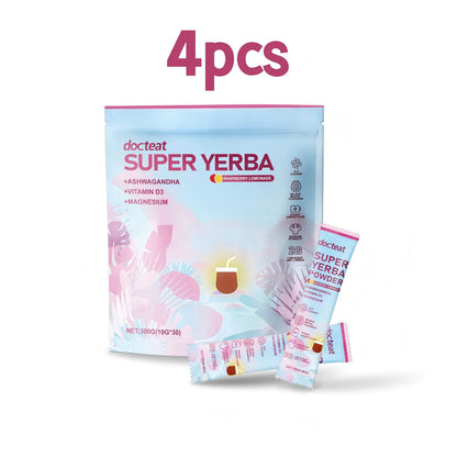 Yerba Mate Powder Support Energy Relieve Stress Refreshing Flavor Vitamin Supplement Instant Yerba Mate Powder