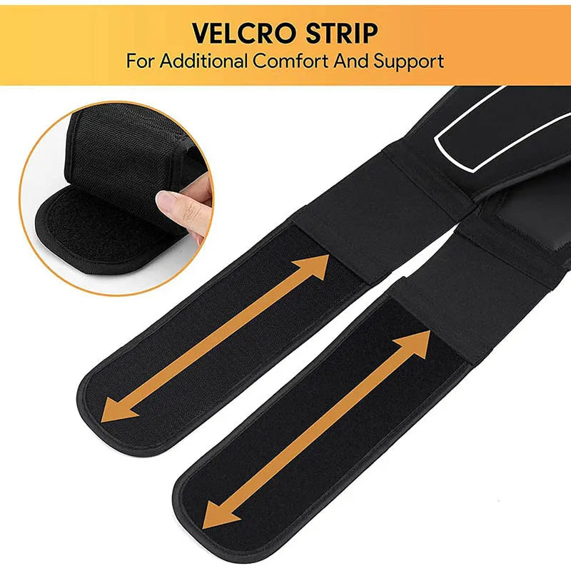 EMS Waist Abdominal Trainer Belt Muscle Stimulator Abs Muscle Toner Display Fat Burn Body Slimming Weight Loss Fitness Massage