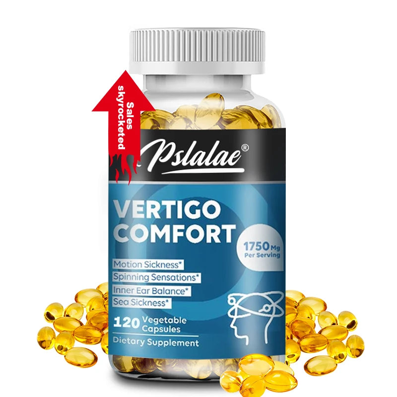 Cápsulas Vertigo Comfort - Equilibrio del Oído Interno, Alivio del Vértigo, Mareos, Tinnitus