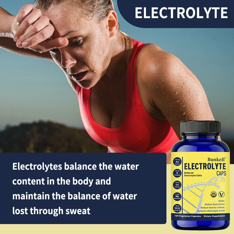 Electrolyte Capsules - Maintaining Electrolyte Levels, Sports Recovery,Energy Health,Dietary Supplement