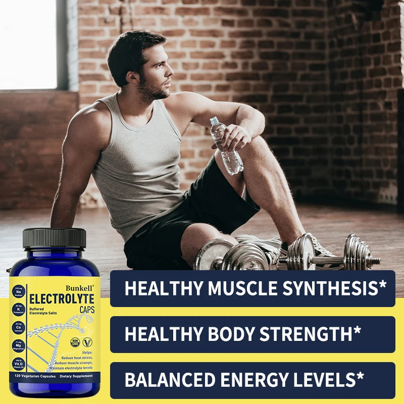 Electrolyte Capsules - Maintaining Electrolyte Levels, Sports Recovery,Energy Health,Dietary Supplement
