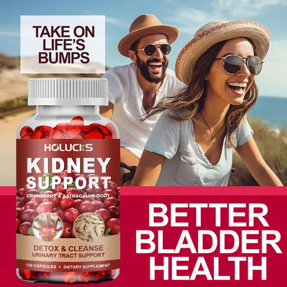 Kidney Cleanse Supplement, Promote Detox&Repair, for Bladder & Urinary Tract Health,Boost Energy, Support Normal Kidney Function