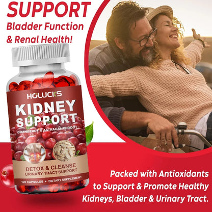 Kidney Cleanse Supplement, Promote Detox&Repair, for Bladder & Urinary Tract Health,Boost Energy, Support Normal Kidney Function