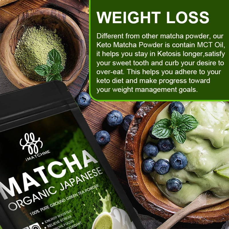 Original Matcha Supplement Superfood for Energy, Immune, Digestion and Antioxidant (20 Servings)