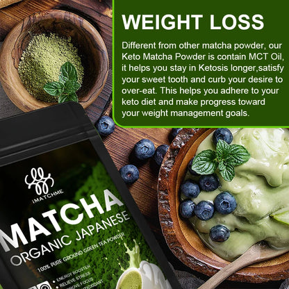 Original Matcha Supplement Superfood for Energy, Immune, Digestion and Antioxidant (20 Servings)
