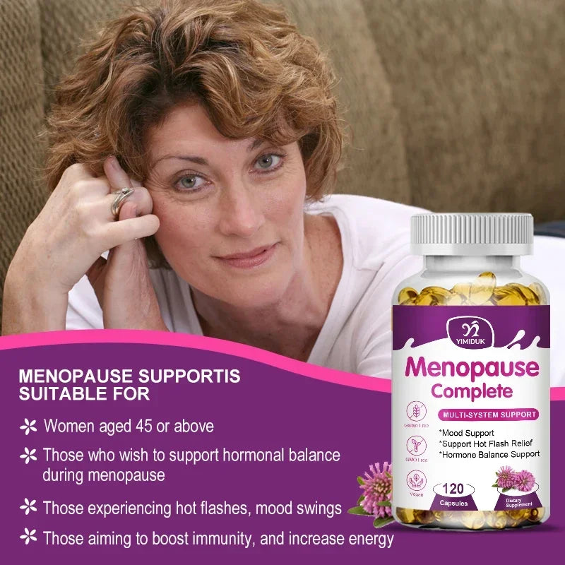 Menopause Complete Supplement, for Soothes Joint Discomfort, Heart Health & Cognitive Function