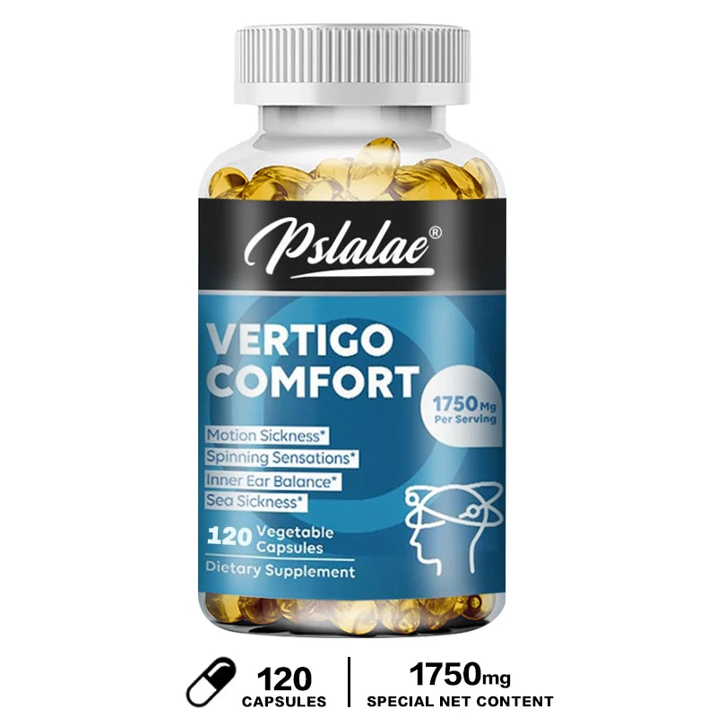 Cápsulas Vertigo Comfort - Equilibrio del Oído Interno, Alivio del Vértigo, Mareos, Tinnitus