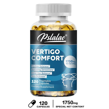Cápsulas Vertigo Comfort - Equilibrio del Oído Interno, Alivio del Vértigo, Mareos, Tinnitus