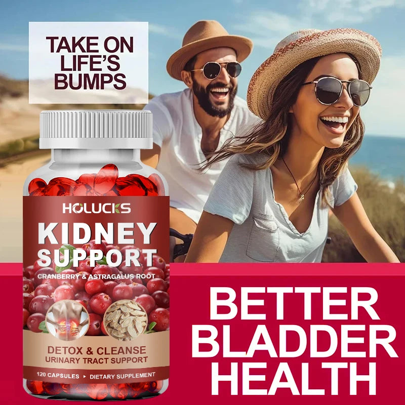 Kidney Cleanse Supplement, Promote Detox&Repair, for Bladder & Urinary Tract Health,Boost Energy, Support Normal Kidney Function
