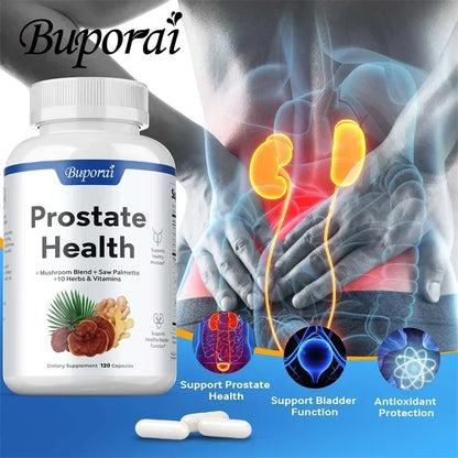 Prostate Health - Contains Saw Palmetto, Supports Male Prostate and Urinary Tract Health, Bladder Control, Antioxidant