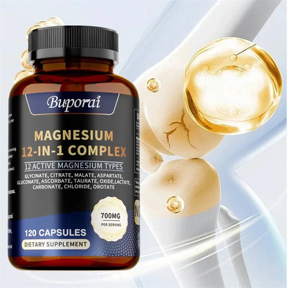 Magnesium Complex - Bone & Heart Health Support- 120 Capsules