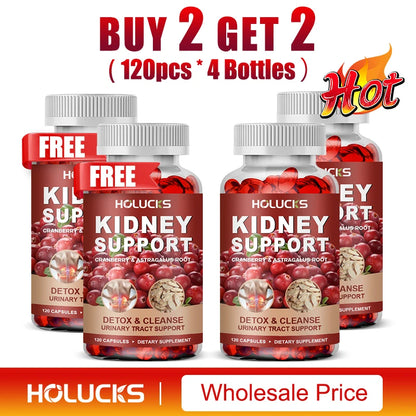 Kidney Cleanse Supplement, Promote Detox&Repair, for Bladder & Urinary Tract Health,Boost Energy, Support Normal Kidney Function
