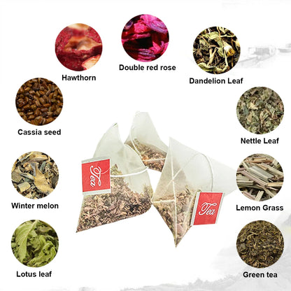 40 Days Herbal Skinny Detox  Tea - Weight Loss Supplement No Caffeine Non-GMO