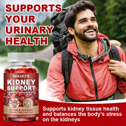 Kidney Cleanse Supplement, Promote Detox&Repair, for Bladder & Urinary Tract Health,Boost Energy, Support Normal Kidney Function