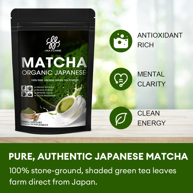 Original Matcha Supplement Superfood for Energy, Immune, Digestion and Antioxidant (20 Servings)