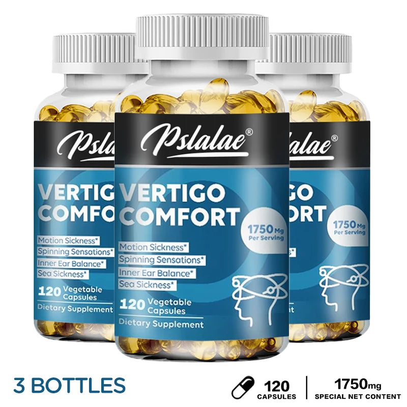 Cápsulas Vertigo Comfort - Equilibrio del Oído Interno, Alivio del Vértigo, Mareos, Tinnitus