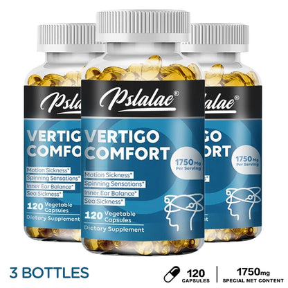 Cápsulas Vertigo Comfort - Equilibrio del Oído Interno, Alivio del Vértigo, Mareos, Tinnitus