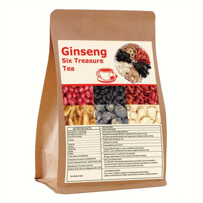 Ginseng Six Treasures Tea (30 bags)  - Traditional Chinese Herbal Medicine
