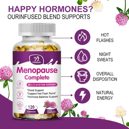 Menopause Complete Supplement, for Soothes Joint Discomfort, Heart Health & Cognitive Function