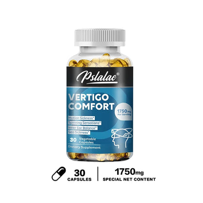 Cápsulas Vertigo Comfort - Equilibrio del Oído Interno, Alivio del Vértigo, Mareos, Tinnitus