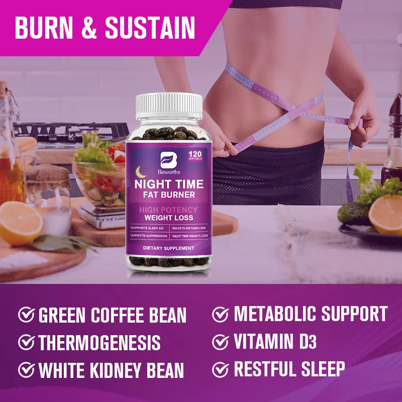 Night Time Fat Burnner Capsule for Weight Management