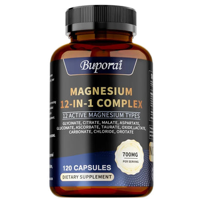 Magnesium Complex - Bone & Heart Health Support- 120 Capsules
