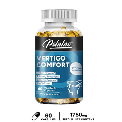 Cápsulas Vertigo Comfort - Equilibrio del Oído Interno, Alivio del Vértigo, Mareos, Tinnitus