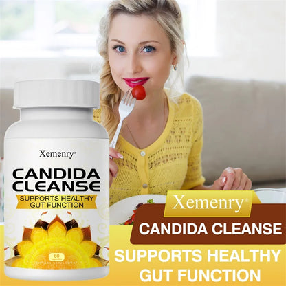 Desintoxicación y limpieza natural para la cándida para mujeres y hombres Fórmula avanzada probiótica y herbal para el apoyo de la cándida