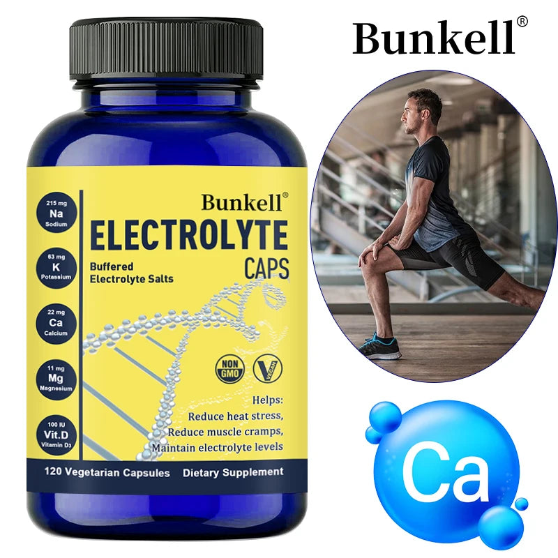 Electrolyte Capsules - Maintaining Electrolyte Levels, Sports Recovery,Energy Health,Dietary Supplement
